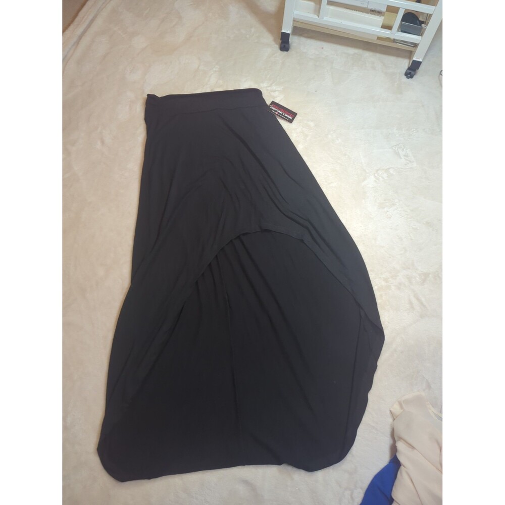 Black High-Low Skirt